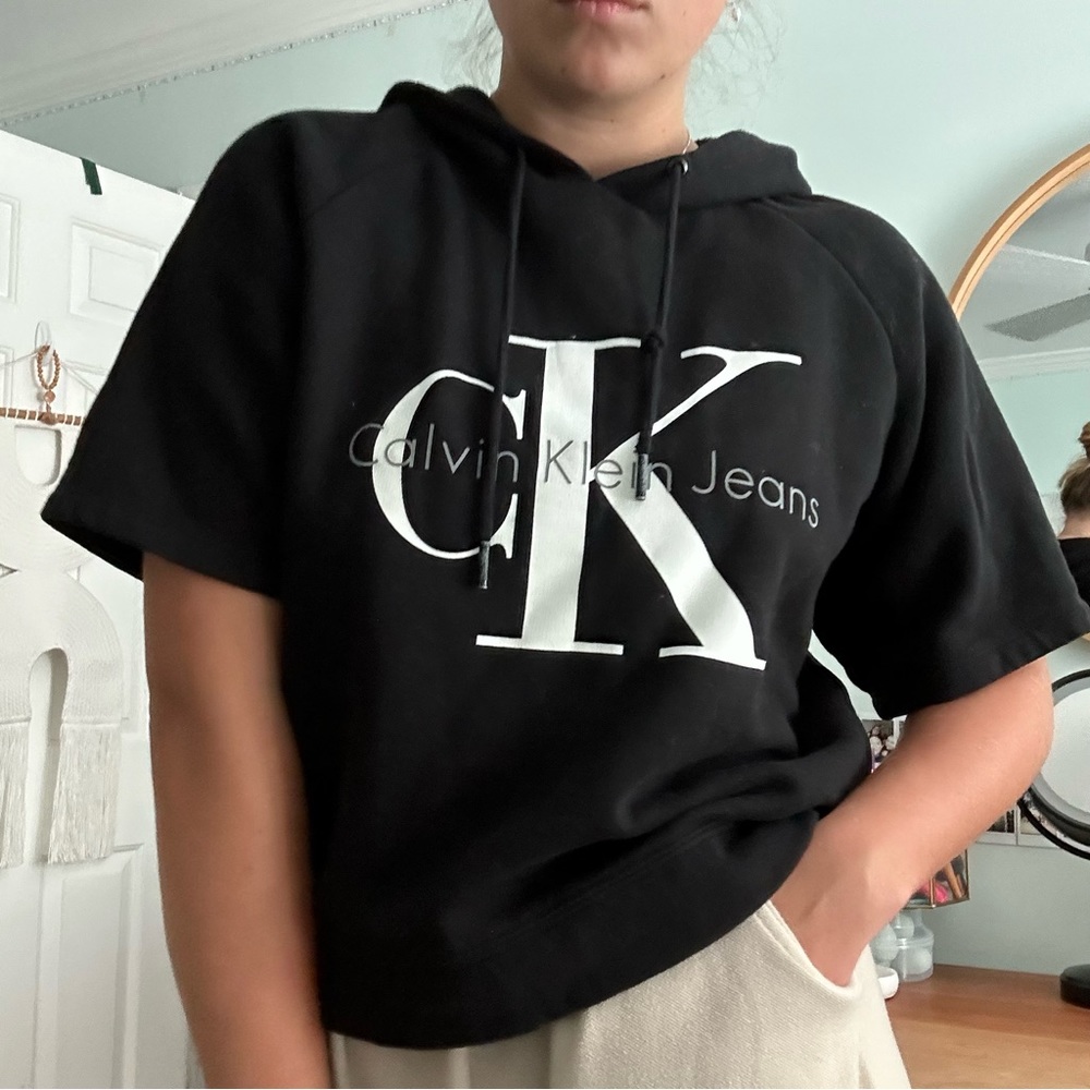 Calvin Klein jeans short sleeve hoodie